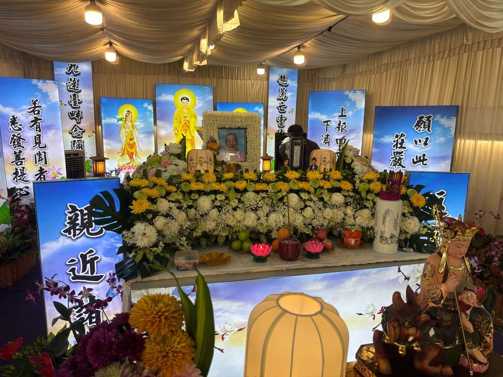 buddhist funeral service wake setup in HDB Void Deck by A.LifeGrad Funeral Services in Singapore