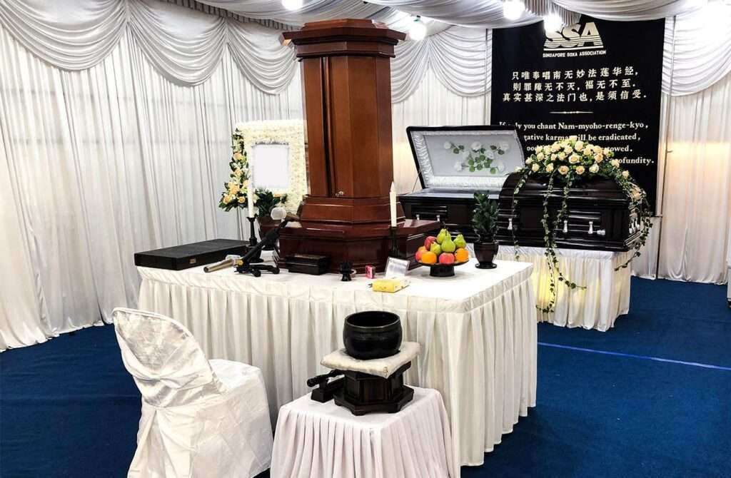 Soka Gakkai funeral service in singapore done by a.lifegrad memorial group